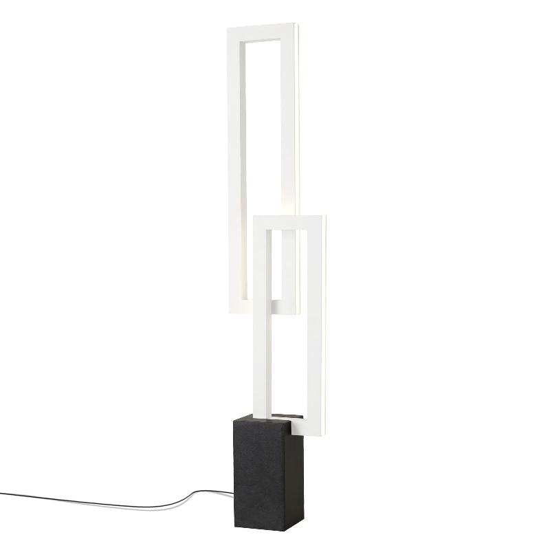 MANTRA ILUMINACIÓN LAMPE À POSER LED MURAL ANGULAIRE, BLANC