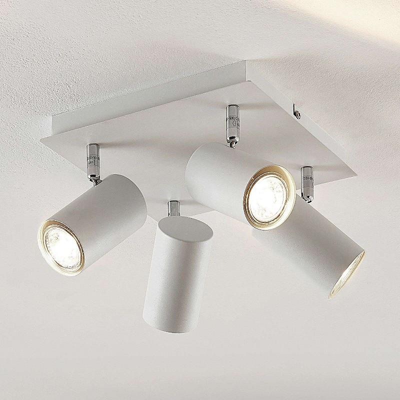 LINDBY JOFFREY PLAFONNIER À 4 LAMPES, BLANC