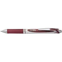 LOT DE 7 - STYLO ROLLER ENCRE GEL ENERGEL BL77, BORDEAUX