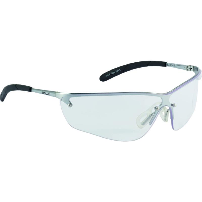 Lunette de protection SILIUM en métal - Bolle Safety - Demi-monture ergonomique avec traitement anti-buée_0