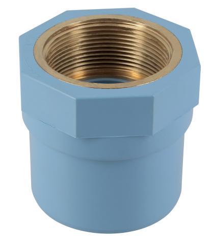 Manchon taraude laiton Girair - Femelle à coller - Ø 020/016x3/8