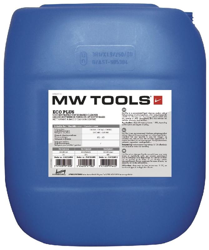 DÉTERGENT CONCENTRÉ À BASE D'EAU MW-TOOLS ECOPLUS5