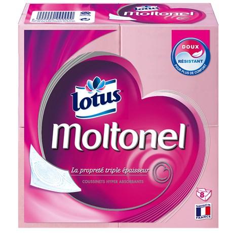 PAPIER TOILETTE MOLTONEL 8 PAQUETS