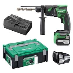Perforateur Sds Plus 18mm Brushless 18v Hikoki Dh18dpbwpz 2 X 5,0ah En Coffret - 4966376333714_0