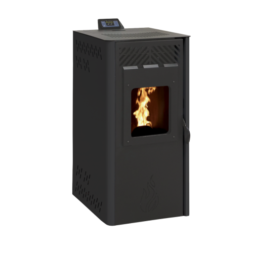 POÊLE À GRANULÉS - RENDEMENT 95,52% - LUCIA 11 KW NOIR STOVIA