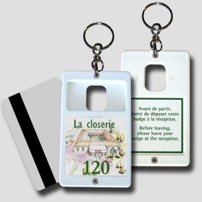 Porte-carte personnalisé avec anneaux_0