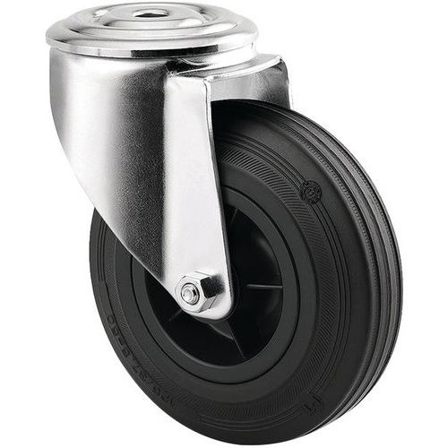 ROULETTE PIVOTANTE ALPHA TROU DE FIXATION 3470PVR200P30-13 - TENTE