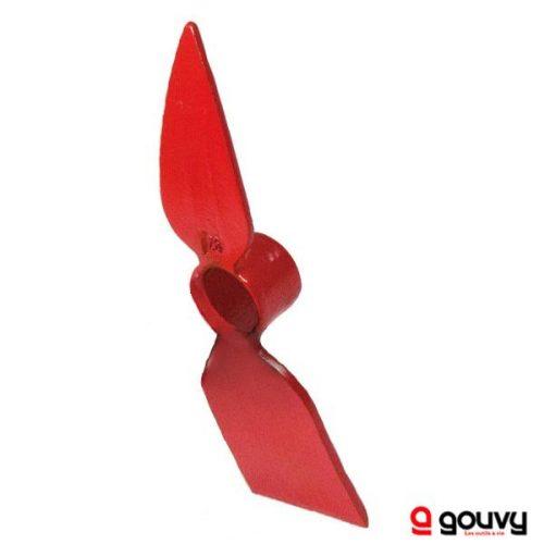 Serfouette 26 cm - panne et langue - sans manche - Gouvy - outil de qualité pour jardiniers_0