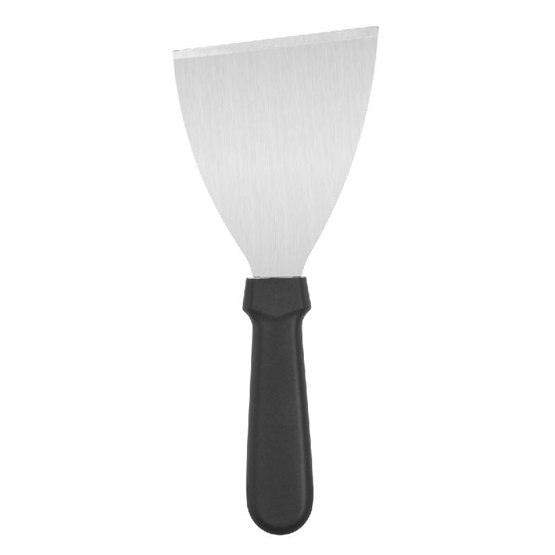 Stalgast Spatule à pâte en acier inoxydable, manche en plastique noir, L. 118 mm - KK2905118_0