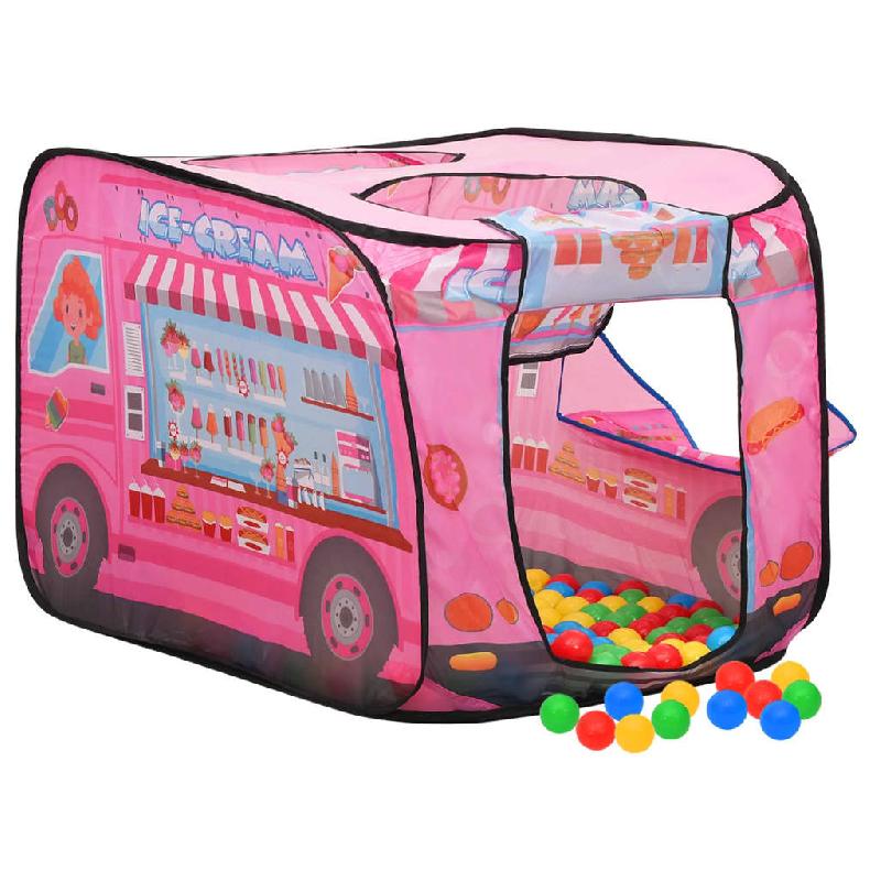 Tente de jeu pour enfants - 70 x 112 x 70 cm - Rose avec sac de transport - 02_0005132_0