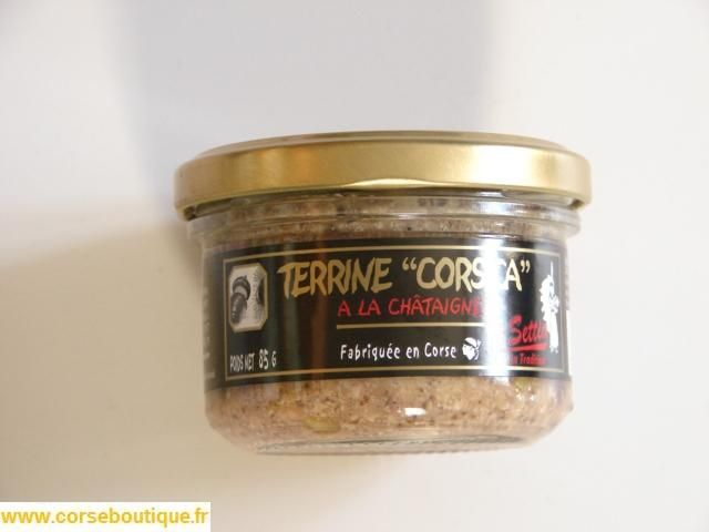 TERRINE CORSICA A LA CHÂTAIGNE 85GR RÉF ART10886