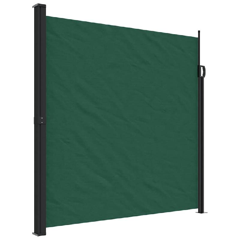 VidaXL Auvent latéral rétractable vert foncé 200x600 cm Modèle Helios Vision Élite - 4004560_0