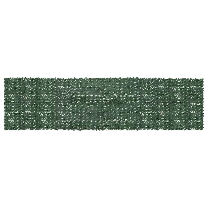 VidaXL Écran de balcon avec feuilles vert foncé 600x150 cm Modèle Solaris Nord - 315494_0