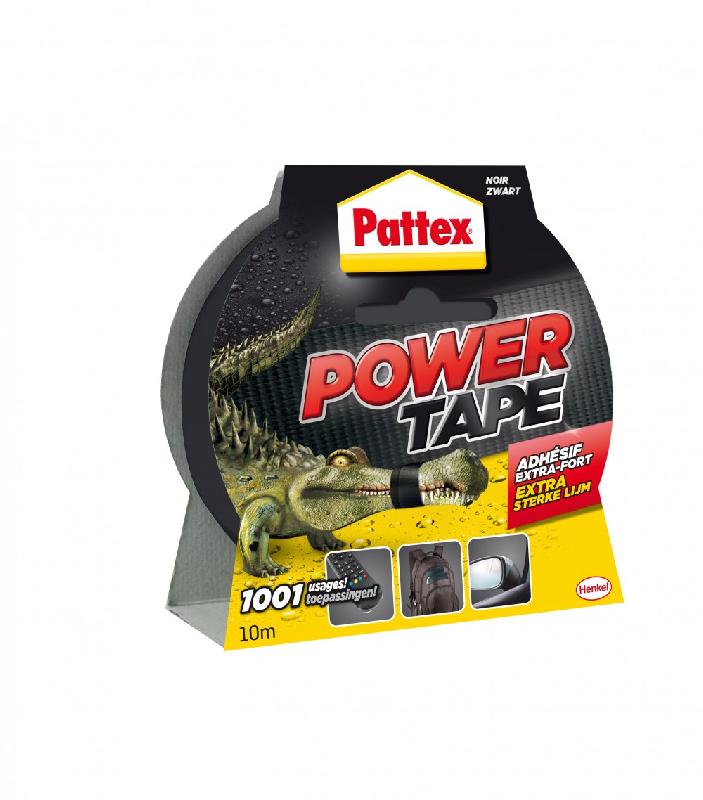 Adhésif de réparation PATTEX - Power Tape noir - 10m x 51mm - ultra résistant eau et intempéries_0