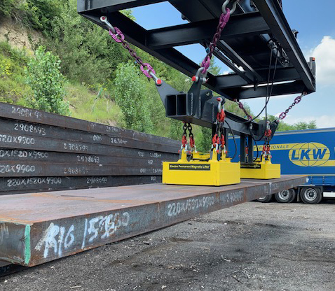 Aimant de levage électro-permanent - Triple sécurité - EPMH 20 - 20.000 kg - Pôles carrés_1