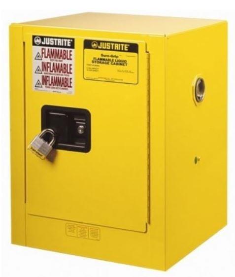 Armoire pour produits inflammables de 15l à 340l, dimension 430 x 430 x h600mm, modele 1 porte_0