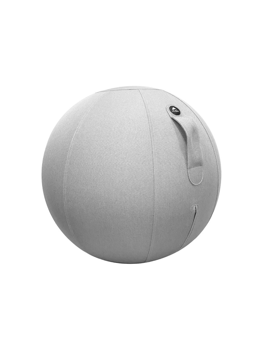 Ballon ergonomique gris clair - MHBALL G - Confort, posture optimale et style pour bureau_0