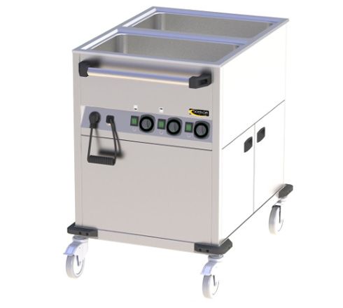 Bmach2 - chariot bain marie - sofinor - puissance 1,4 +0,8 kw_0