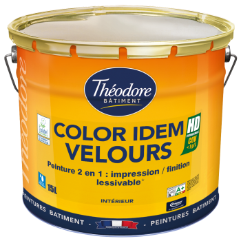 Peinture décorative 2 en 1 - Aspect velours, excellente opacité - theodore - réf. Ag02033_0