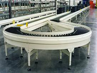 Convoyeur courbe à rouleaux motorisés - Châssis mécano-soudé - Charge max 40 kg - Rayon intérieur 500 mm_0