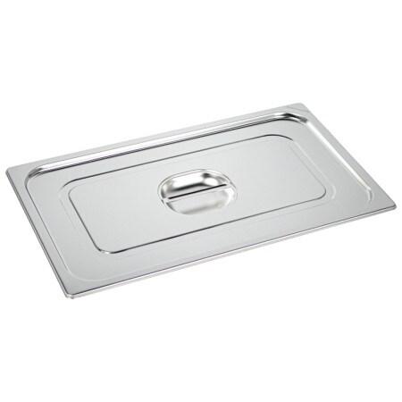 Couvercle inox AISI 304 avec poignée GN 1/1 - Gastroland - 3701666002984_0