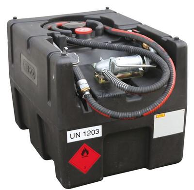 Cuve essence 120L-190L équipée - Pompe manuelle PEHD - Simple paroi et dispositif anti-déflagrant_0
