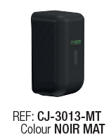 Distributeur Manuel Modulable pour Savon Liquide 1.1 L 100% Plastique Recyclé Noir Mat_0