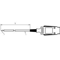 Elément de mesure de température thermocouple, soudé avec connecteur ALMEMO® - Référence : FTA39010_0