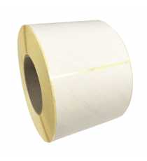 Étiquettes 100x70mm - Papier vergé ivoire - Bobine échenillée de 1 000 étiquettes - Mandrin 76mm_0
