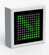 Feu d'affectation de voie (FAV) - PICTO140 - Signalisation lumineuse IP54 - 250x250x80mm_0