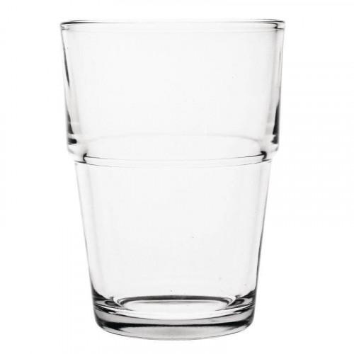 GOBELETS EMPILABLES EN VERRE 200 ML OLYMPIA - LOT DE 12