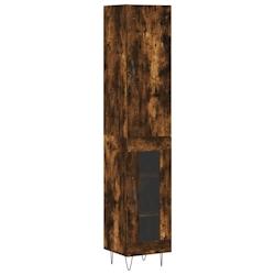 Helloshop26 - Buffet bahut commode armoire meuble de rangement organisateur cuisine salle de séjour salon haut 34,5 x 34 x 180 cm 02_0033265 - 300021_0