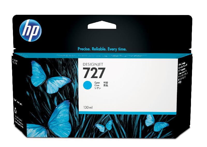 HP 727 cartouche d'encre DesignJet cyan, 130 ml_0