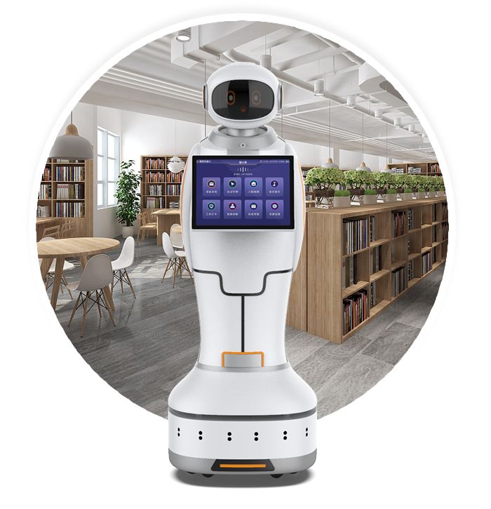 IBEN-B01 - Robot de service intelligent - IBEN Robotics - Couleur blanche - Écran 15 pouces, batterie longue durée, certification UE_0