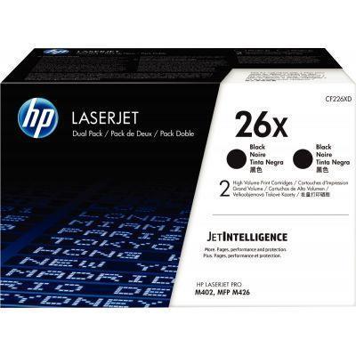 Lot de 2 cartouches laser à la marque HP CF226XD noir haute capacité_0