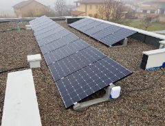 Support photovoltaïque 20° - Au sol ou sur toit terrasse_1