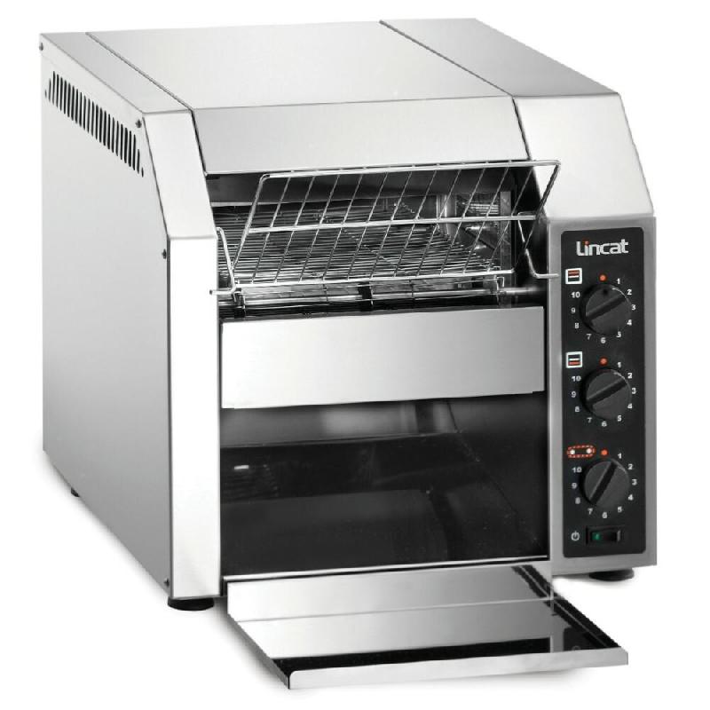 Toaster à convoyeur en inox compact et performant 340 tranches/heure - 398x410x668 mm - CT1_0