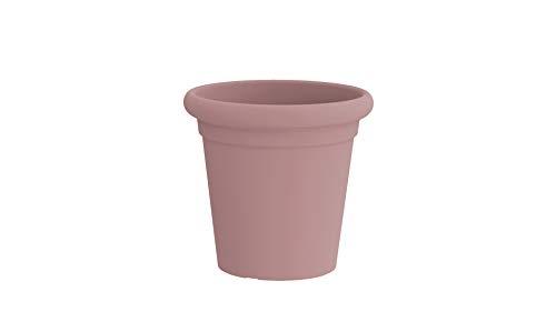 Pot de fleur ARTEVASI Toscana - Taupe - Fait de 95% de matériaux recyclés - Prise ergonomique - Bouchon de trou de vidange inclus_0