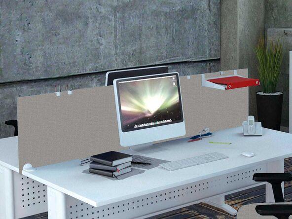 Panneau frontal séparatif en tissu Xtreme CS pour bureaux et bench - SPLC_0