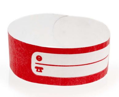 Bracelet en fibre synthétique pour enfant - Mawi 3842 - Tyvek® résistant à l'eau avec fermeture adhésive_0