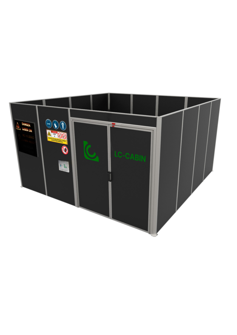 Cabine Sécurité Laser - Modulaire -Pour soudage et nettoyage - LC Lasers_0