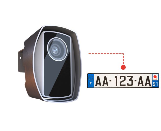 Caméra pour véhicules einar arc-lpm5 controle d'accès_0