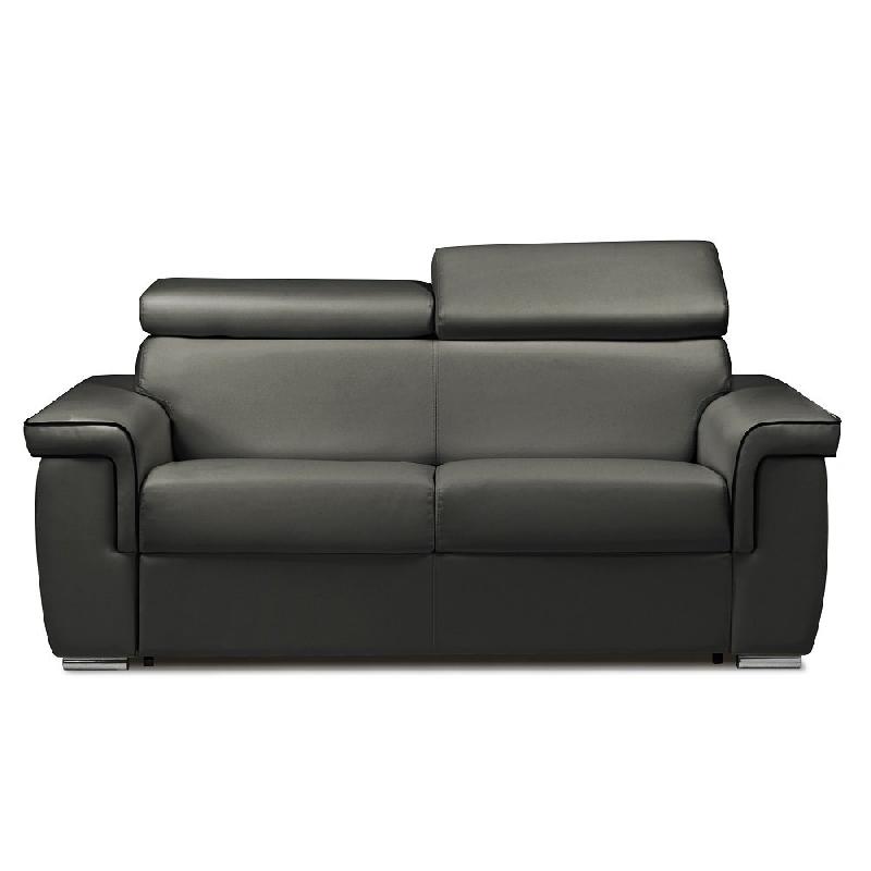 Canapé convertible express Marais 120 cm - matelas 16 cm - gris anthracite - fabrication artisanale italienne_0