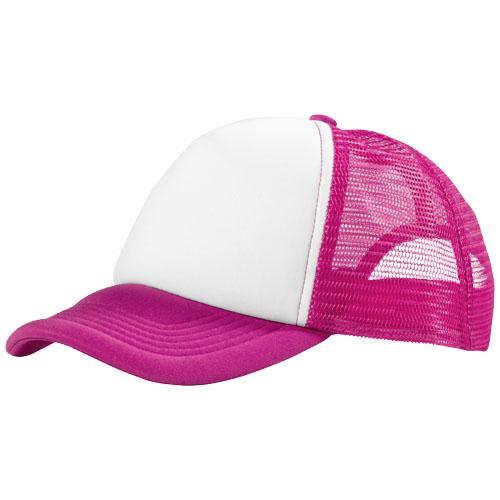Casquette 5 panneaux Trucker 11106905 - 100% polyester avec filet plastique et panneau avant en mousse_0