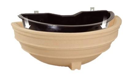 Demi-vasque - Hauteur et longueur variables - Volume de 10.5 ou 30 Litres - PEHD teinté - 100% recyclable - Fabriqué en France_0