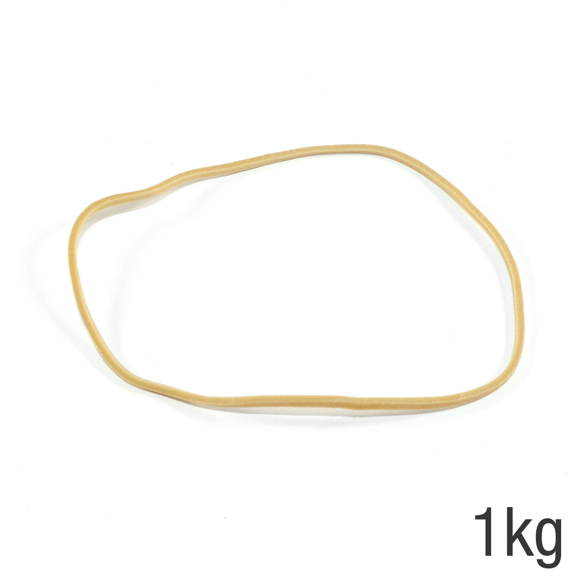 ELASTIQUES - SAC DE 1KG DE CAOUTCHOUC BLOND - FORMAT : 120X1.8MM