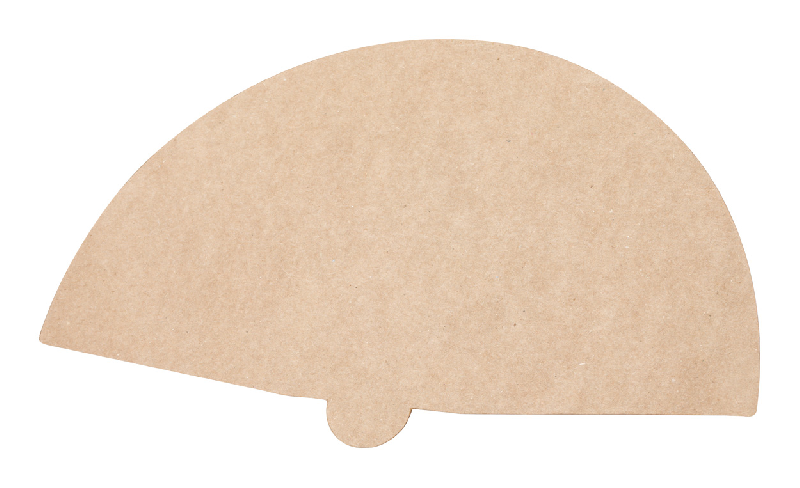 Éventail en papier recyclé - couleur naturelle - 15g_0