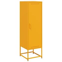 Helloshop26 - Buffet bahut commode armoire meuble de rangement organisateur cuisine salle de séjour salon jaune moutarde 36 x 39 x 02_0035693 - 30002_0