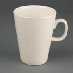 Tasses à café Latte en porcelaine 284 ml Ivory Olympia - Boite de 12 - U115_0