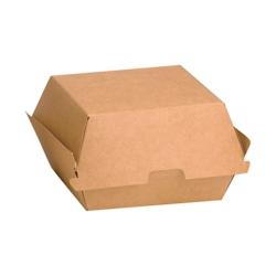 Packnwood FHC - 300Pcs - Boite burger carton kraft brun - 110x100x80mm - marron en carton 210EATBUK105_0